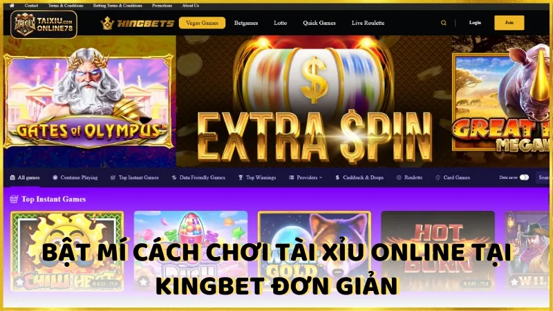Bật mí cách chơi tài xỉu online tại KINGBET đơn giản